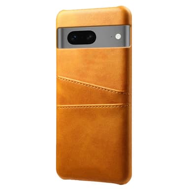 SKALO Google Pixel 7a PU-nahkainen Korttikotelo - Vaaleanruskea