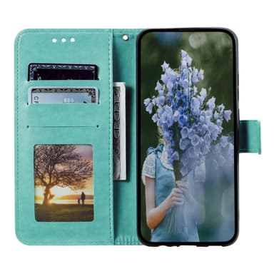SKALO Google Pixel 7a Mandala lompakkokotelo - Turkoosi