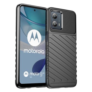 SKALO Motorola Moto G53 5G Twill TPU kuori - - Musta