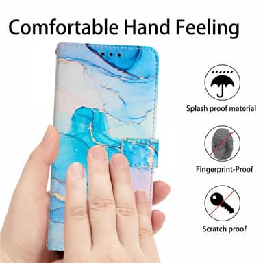 SKALO Motorola Moto G53 5G Marmori 3D Lompakkokotelo