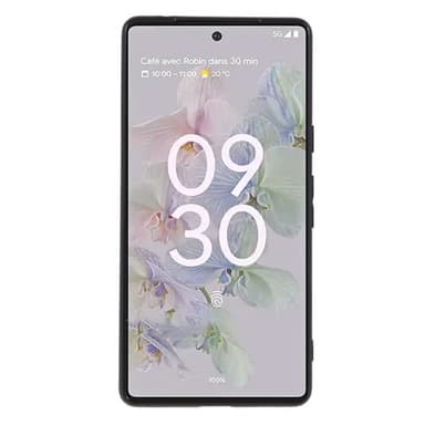 SKALO Google Pixel 7a Mattamusta erittäin ohut TPU-suojakuori