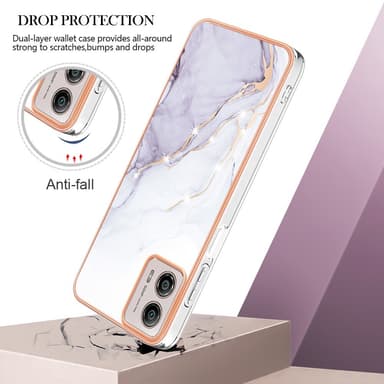 SKALO Motorola Moto G53 5G Marmori TPU kuori - #3