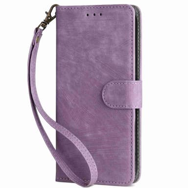 SKALO Motorola Edge 40 5G Lompakkokotelo PU-nahkaa - Violetti