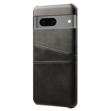 SKALO Google Pixel 7a PU-nahkainen Korttikotelo - Musta