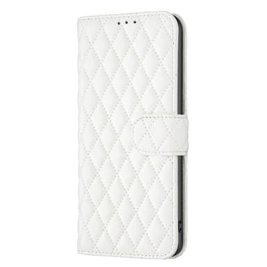SKALO Google Pixel 7a BINFEN COLOR Tikattu Lompakko - Valkoinen