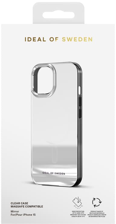 iDeal of Sweden MagSafe Clear iPhone 16e/15/14/13 suojakuori (Mirror)