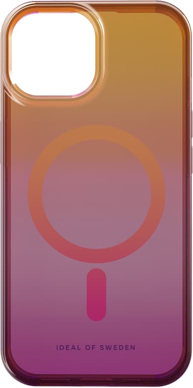 iDeal of Sweden MagSafe Clear iPhone 15 suojakuori (Vibrant Ombre)