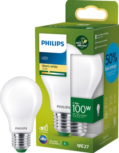 Philips Classic LED lamppu 7,3 W A60 E27