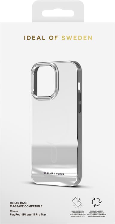iDeal of Sweden MagSafe Clear iPhone 15PM suojakuori (Mirror)