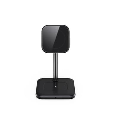 NÖRDIC magneettinen langaton latausasema 2 in 1 Magsafelle Apple Iphonelle ja Airpodille