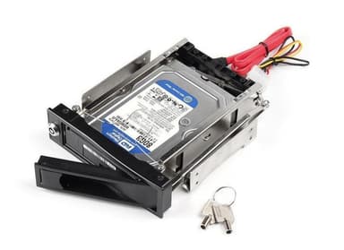 NÖRDIC 5,25"" mobiiliteline 1 x 3,5"" SATA / SAS HDD:lle