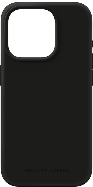 iDeal of Sweden MagSafe Silicone iPhone 15PR suojakuori (musta)