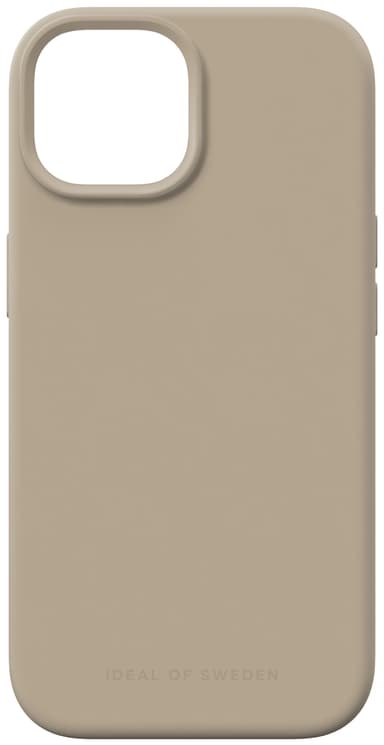 iDeal of Sweden MagSafe Silicone iPhone 15 suojakuori (beige)