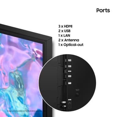 Samsung 58" CU7175 LED 4K älytelevisio (2023)