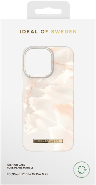 iDeal of Sweden Fashion Phone 15PM suojakuori (Rose Pearl Marble)