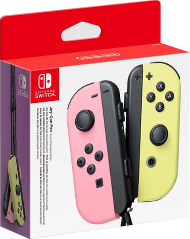 Nintendo Switch Joy-Con -ohjaimet (pastellinpinkki + pastellinkelt.)
