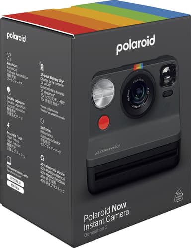 Polaroid Now Gen 2 analoginen kamera (musta)