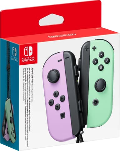Nintendo Switch Joy-Con ohjaimet (pastellinvioletti  +pastellinvihreä)
