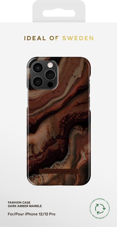 iDeal of Sweden Fashion iPhone 12/12P suojakuori (Dark Amber)