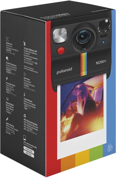 Polaroid Now + Gen 2 analoginen kamera (musta)