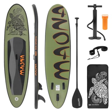 Surffilauta Stand Up Paddle SUP-lauta Maona Paddelboard aufblasbar Olive 308cm