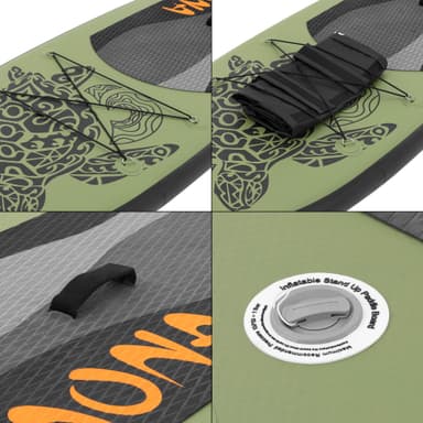 Surffilauta Stand Up Paddle SUP-lauta Maona Paddelboard aufblasbar Olive 308cm