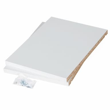 Epoq hylly 40x35 2 kpl (valkoinen melamiini)