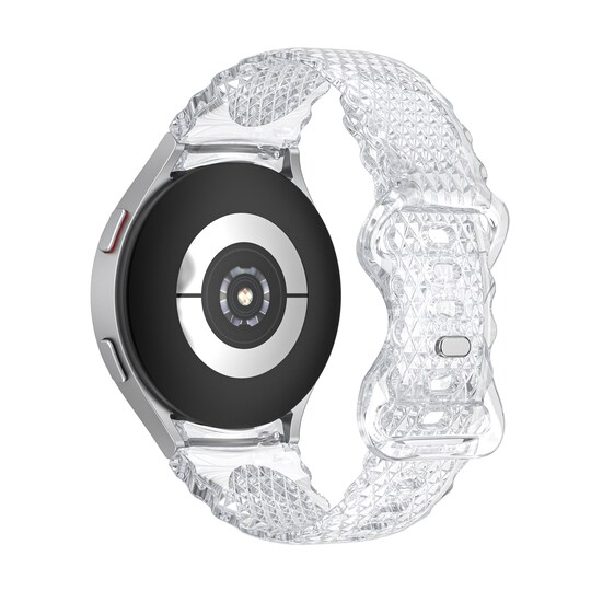 TPU Crescent pitsirannekellon ranneke Galaxy Watch 4/5/5 PRO:lle Harmaa