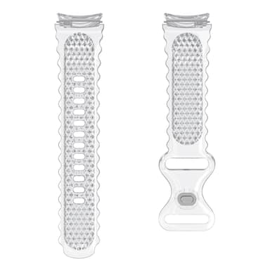 TPU Crescent pitsirannekellon ranneke Galaxy Watch 4/5/5 PRO:lle Harmaa
