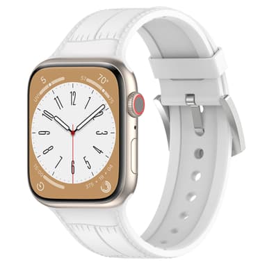 INF Rannekellon ranneke Apple Watchille 38/40/41 mm Valkoinen