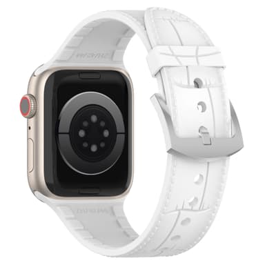 INF Rannekellon ranneke Apple Watchille 38/40/41 mm Valkoinen