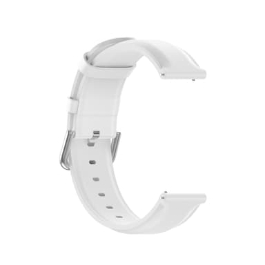 Pyöreähäntäinen aito nahkaranneke Ranneke Huawei kellolle 22mm Valkoinen Huawei watch4/Huawei watch4 pro/Huawei watch GT3 SE/Huawei Watch Buds/Huawei watch3 pro new/Huawei watch GT3 PRO 46MM/Huawei watch GT Runner/Huawei wa