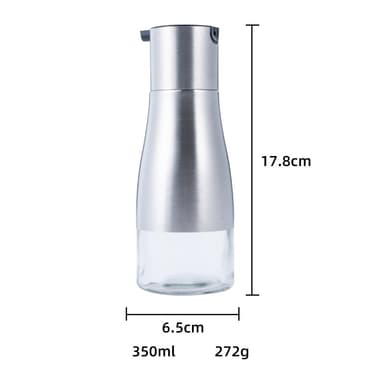 Lasipullo öljylle 320 ml