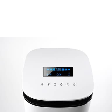 Black+Decker Ilmanjäähdytin LED-näyttö Valkoinen Teho 65 W