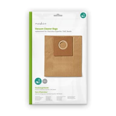 Nedis Pölypussi | 10 kpl | Paperi | Eniten myyty: Electrolux | Ruskea