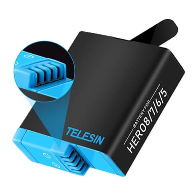 TELESIN GP-BTR-801 GoPro Hero 5/6/7/8 Akku 1220mAh