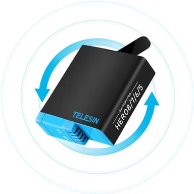 TELESIN GP-BTR-801 GoPro Hero 5/6/7/8 Akku 1220mAh
