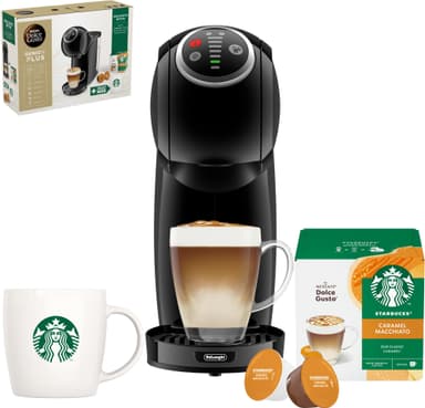 Nescafe Dolce Gusto Genio S Plus Starbucks Glass Bundle - 12559929