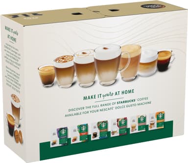 Nescafé Dolce Gusto Genio S Plus kapselikeitin + Starbucks pakkaus