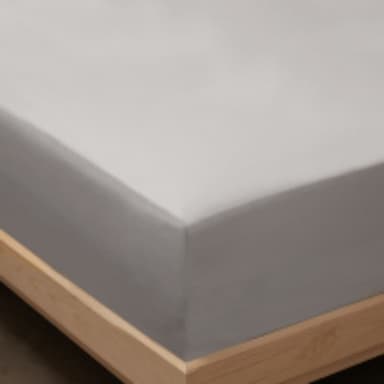 Djup ficka lakan premium bomull Harmaa 180x200 cm+25 cm