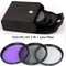 3-osainen linssisuodatinsarja UV CPL FLD 3-in-1 -suodatinlinssi DSLR-kameralle Musta 67 mm