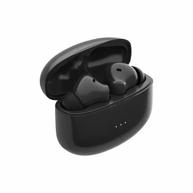 Trådlösa hörsnäckor Bluetooth 5.3 touchkontroll IPX4 ENC brusreducering Musta