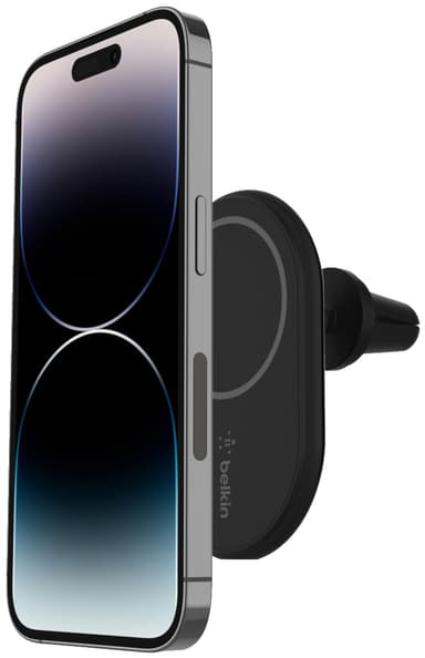 Belkin Magnetic Wireless Car laturi autoon