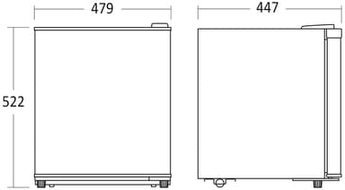 Scandomestic pakastin SFS 56 W
