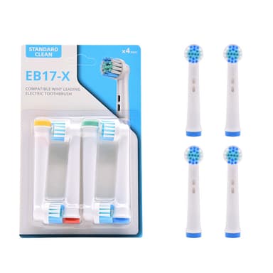 Ersättningstandborsthuvuden för Oral B Braun 1000 EB17-X 4-pack