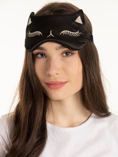 Kitty ögonmask Musta
