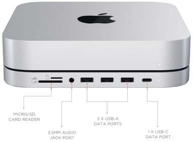 Satechi Mac mini M.2 SSD USB-hubi