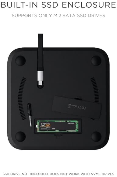 Satechi Mac mini M.2 SSD USB-hubi