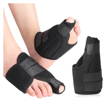 Isovarvas hallux valgus korrektori 1 pari Musta S