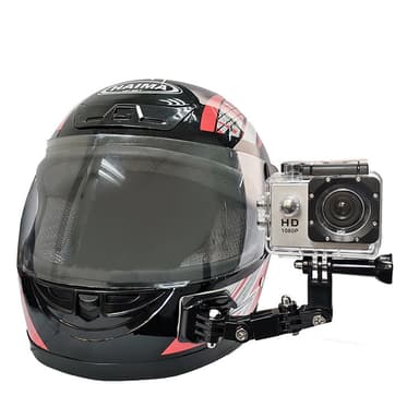 INF Sarja kypäräkiinnikkeillä toimintakameralle Musta GoPro Hero 9/8/7/5